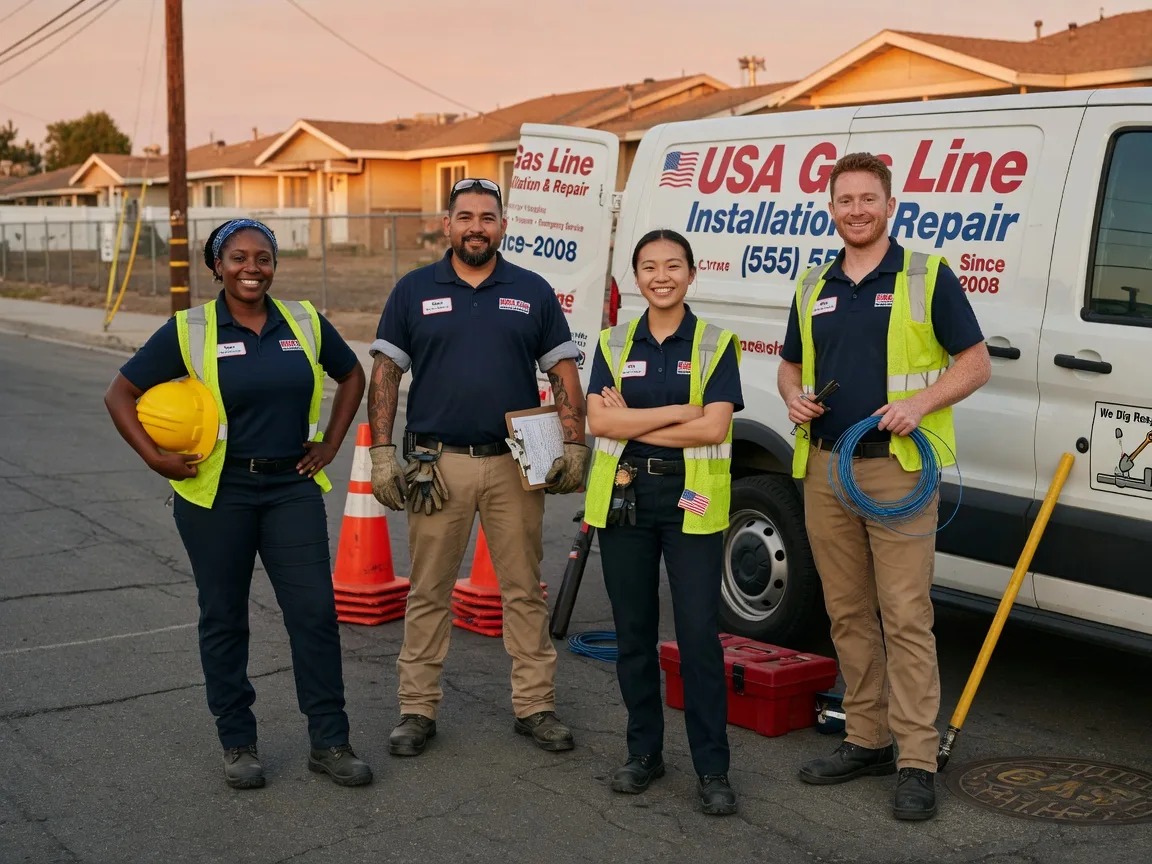 Gas Line Installation company in Fairmount, IL